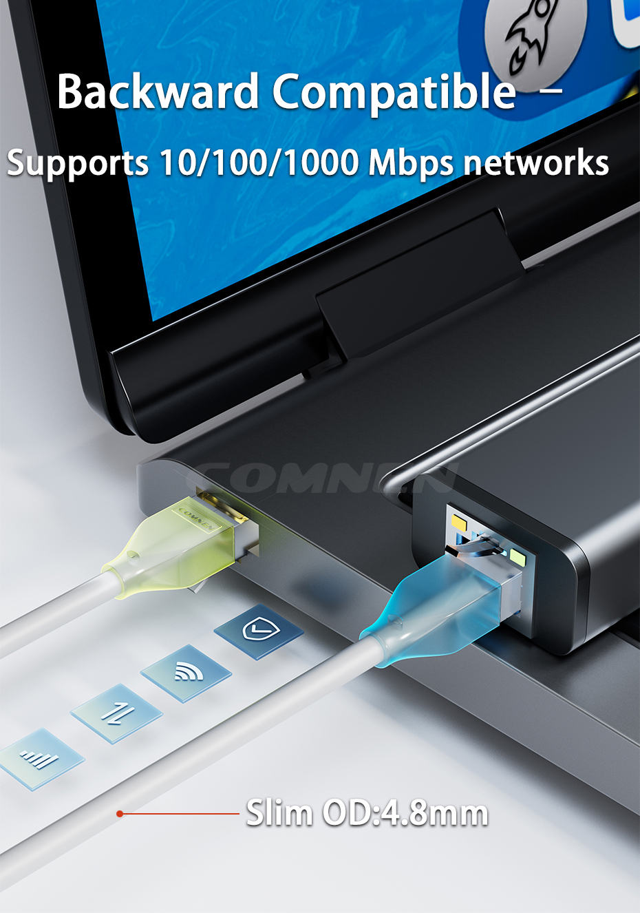 CAT6A FTP lighting Ethernet patch cable (6)