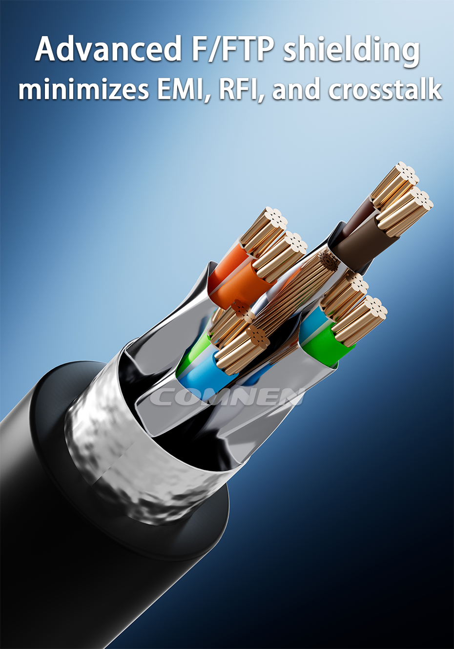 CAT8 patch cable FFTP Constructure