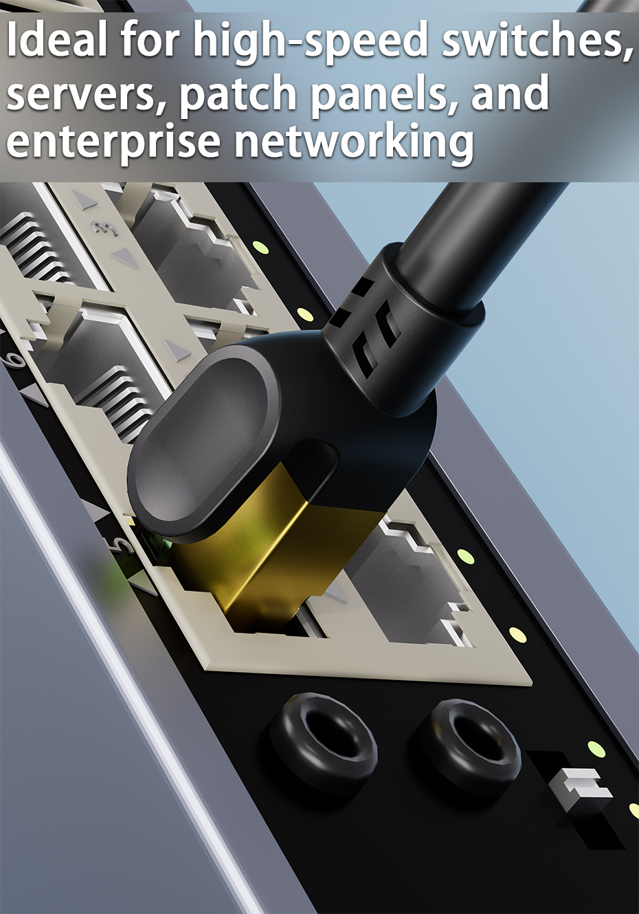 Data center cat8 patch cable